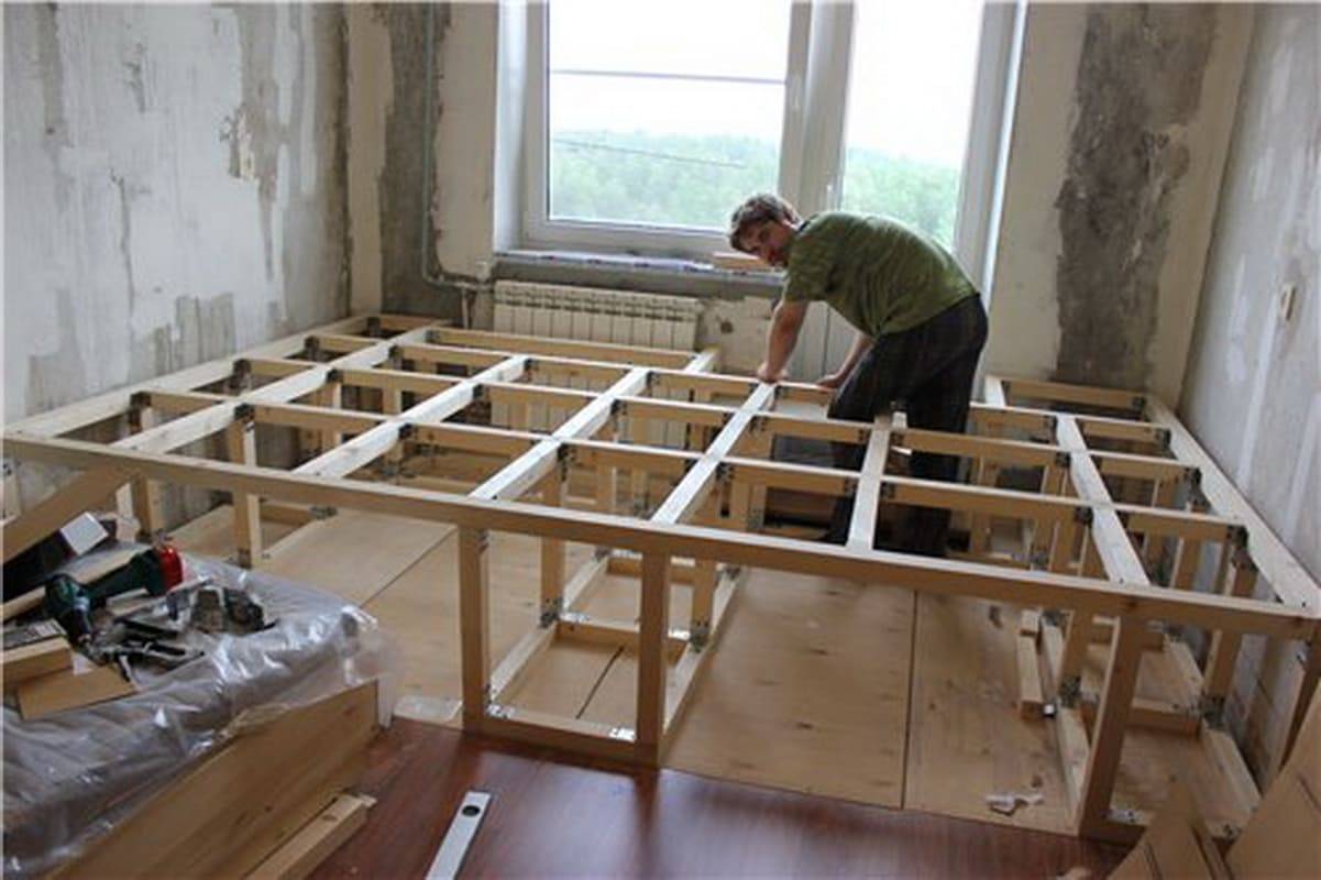 Кровать подиум: 470 фото (чертежи с размерами). проекты своими руками.