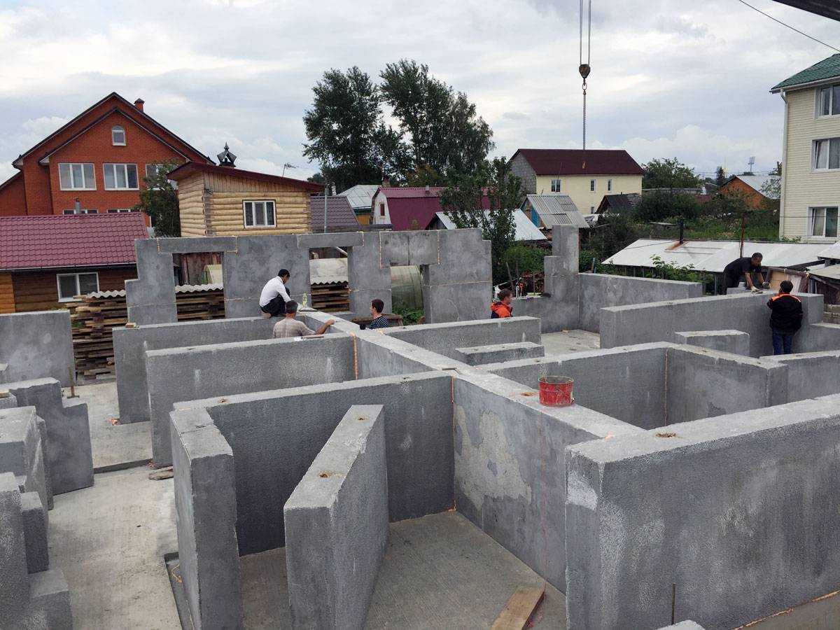 Дом из полистиролбетона: строительство из полистиролбетонных блоков своими рукам