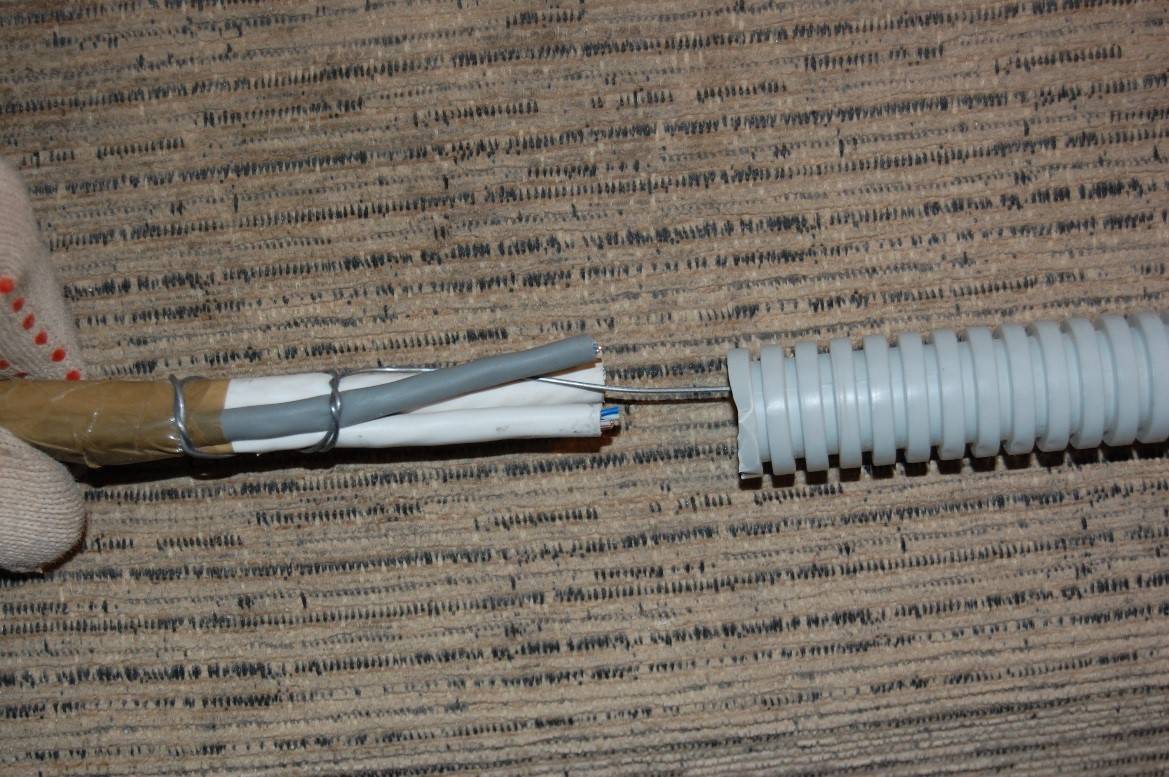 Как провести кабель через гофрированную трубу | онлайн-журнал о ремонте и дизайне