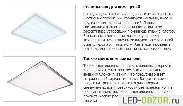 Светодиодные светильники армстронг: виды, устройство, характеристики и установка