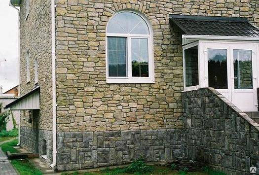 Облицовка дома искусственным камнем - для наружной отделки фасада