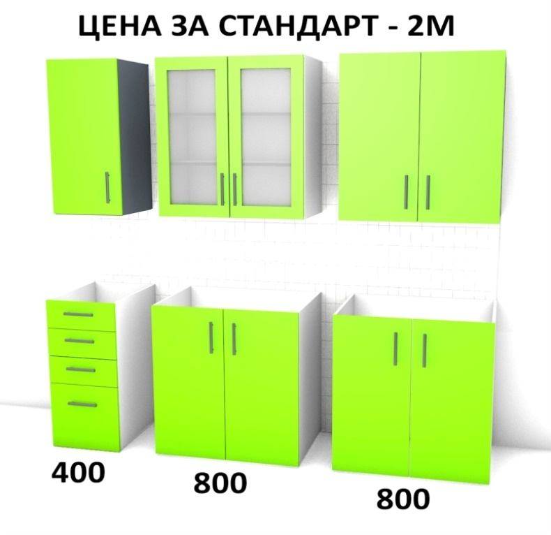 Недорогие модульные (сборные) кухни: виды шкафов, принцип компоновки - unews