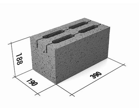 высота пеноблока стандартные размеры
