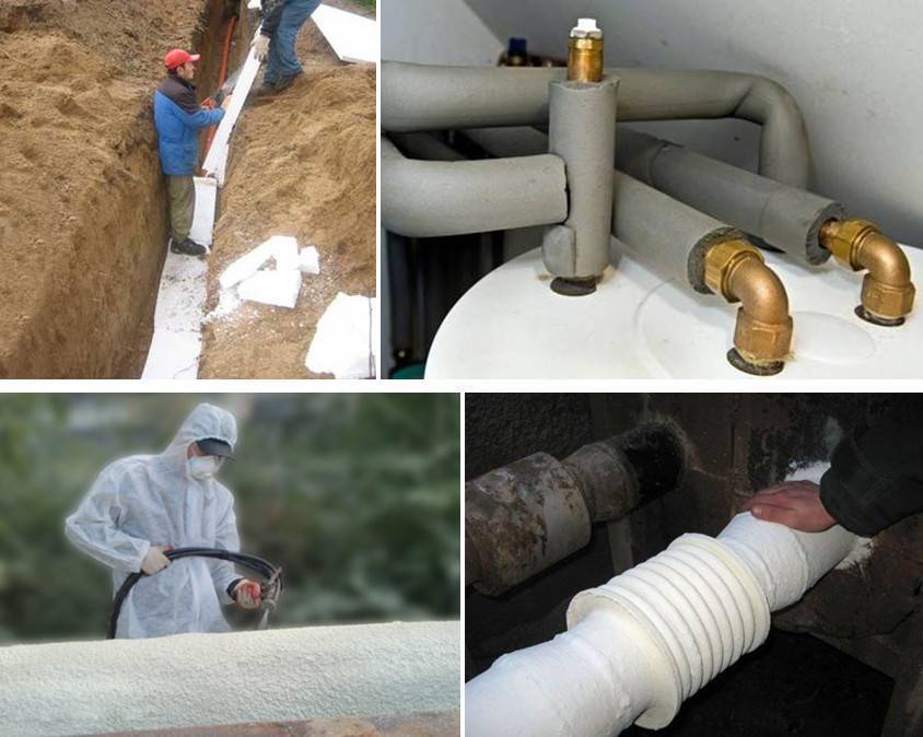 Утепление пластиковых труб для водопровода своими руками