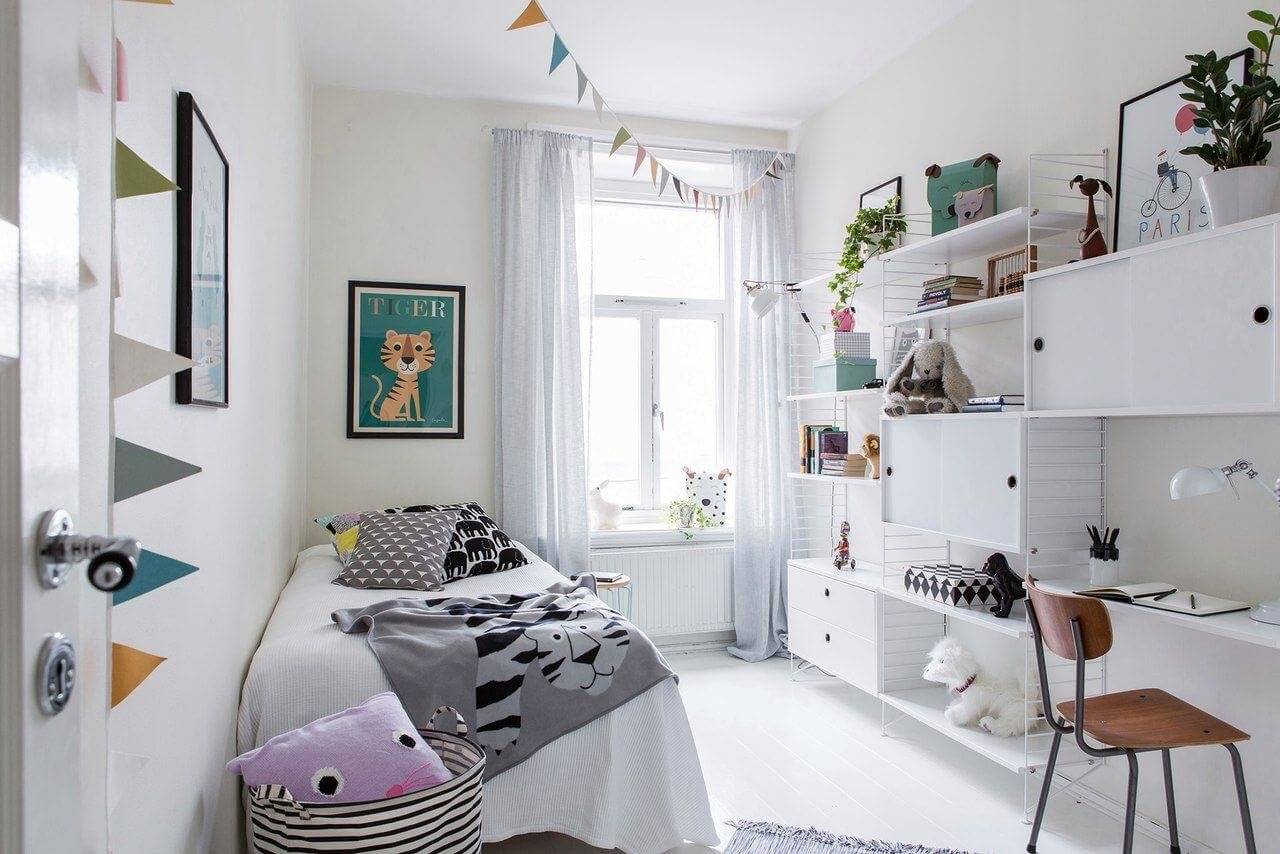 Детская комната в скандинавском стиле - идеи дизайна интерьера