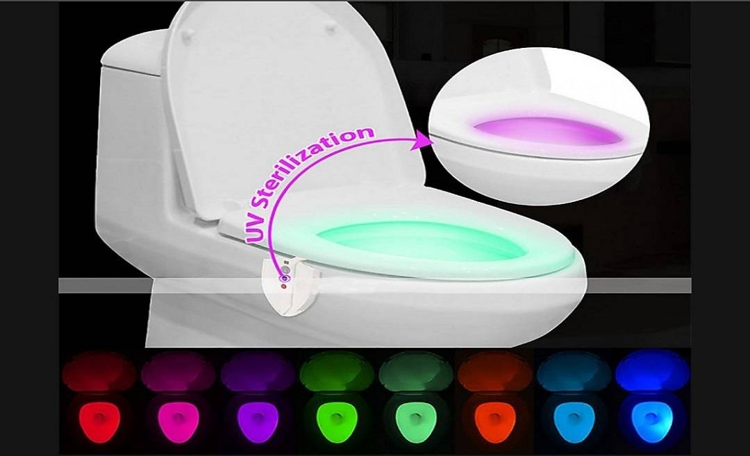 Освещение в туалете: выбор светильников и их расположение