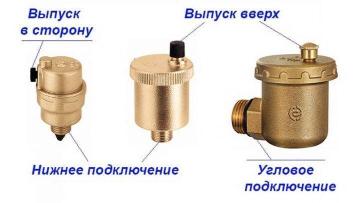 Воздушный клапан для отопления: назначение и принцип работы