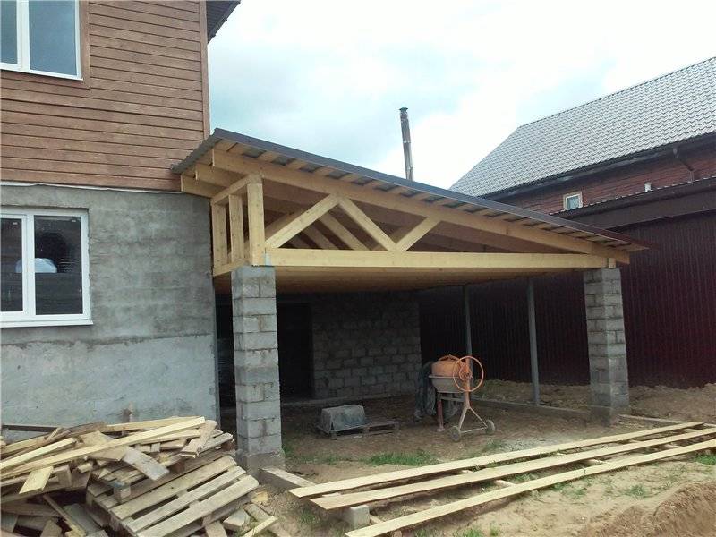 Как пристроить гараж к дому: от фундамента до крыши