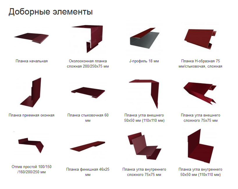 Металлосайдинг, описание, монтаж панелей, доборные элементы