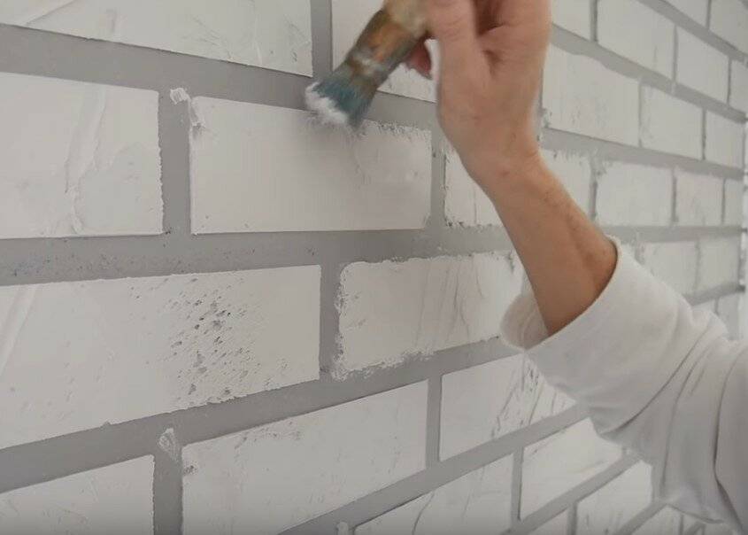 Как сделать имитацию кирпичной кладки на стене своими руками
